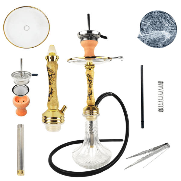 Shisha Set aus Aluminium